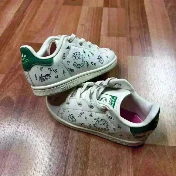 💰HUGE CLEARANCE SALE 💰 Adidas Originals Stan Smith El I  (GY1788) JS Shoes - Picture 9 of 10